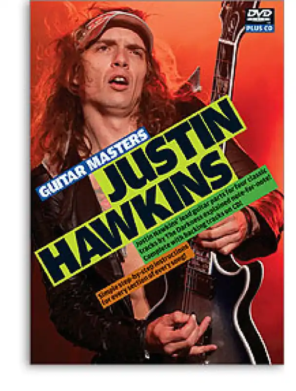 Justin Hawkins (The Darkness) Guitar Masters DVD & CD (video škola hry na kytaru) Časově Omezené