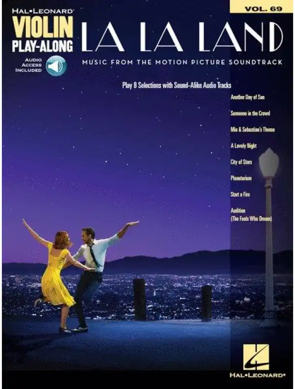 Nakupujte Hned Justin Hurwitz La La Land For Violin (noty na housle) (+audio)