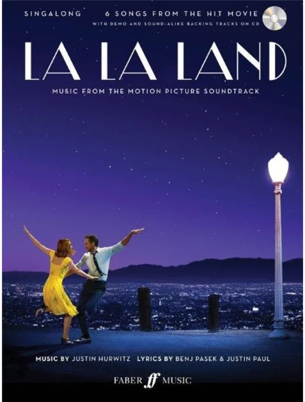 Justin Hurwitz La La Land Singalong Selection (noty na zpěv, klavír) (+audio) Zlevněný