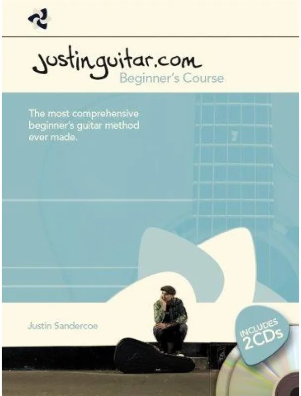 Justinguitar.com Beginner‘s Course (Spiral Bound) (noty na kytaru) (+audio) Omezená Nabídka