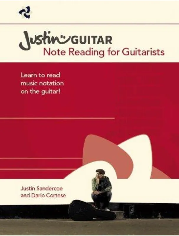 Justinguitar.com Note Reading For Guitarists (noty na kytaru) Speciální Cena