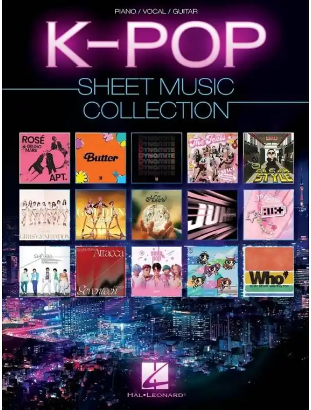 Horká Nabídka K-Pop Sheet Music Collection (noty na klavír, zpěv, akordy)