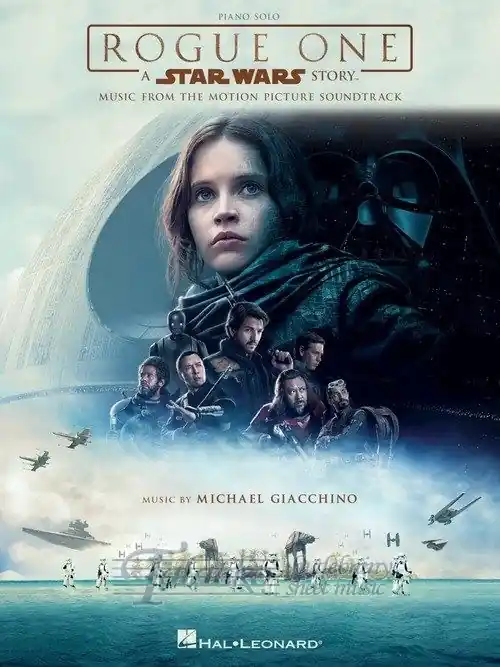 Rogue One A Star Wars Story - Music From The Motion Picture Soundtrack (Piano Solo) Autentický