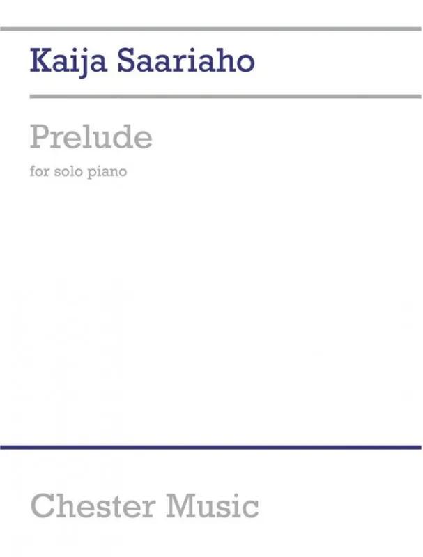 Bezpečná Platba Kaija Saariaho Prelude (noty na klavír)