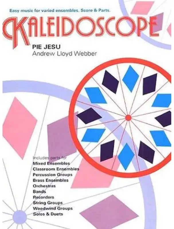Víkendová Akce Kaleidoscope Andrew Lloyd Webber - Pie Jesu (Requiem) (snadné noty, party, partitura pro orchestr)