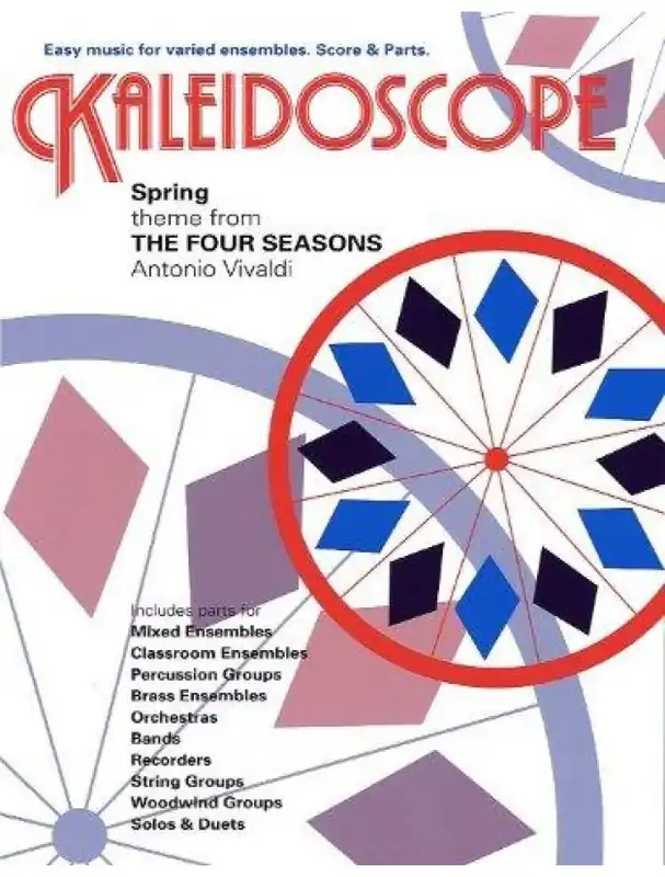 Vrácení Zdarma Kaleidoscope Antonio Vivaldi - Two Spring Themes (The Four Seasons) (snadné noty, party, partitura pro orchestr)