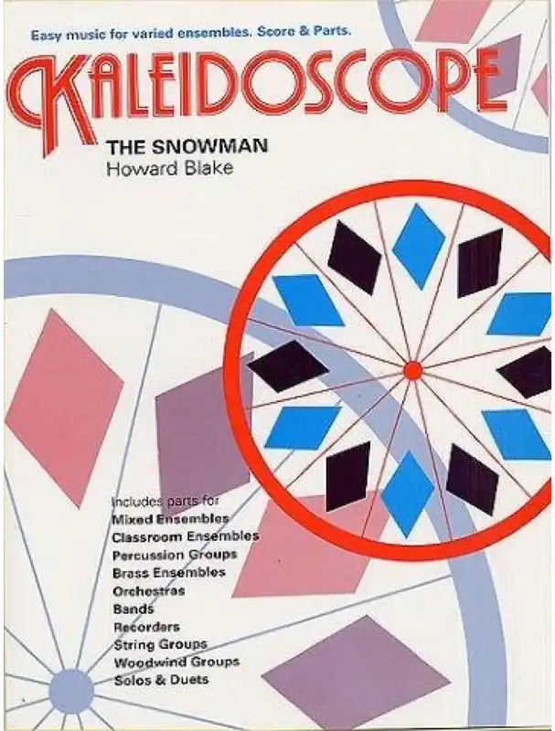 Kaleidoscope Howard Blake - The Snowman (snadné noty, party, partitura pro orchestr) Sezónní Sleva