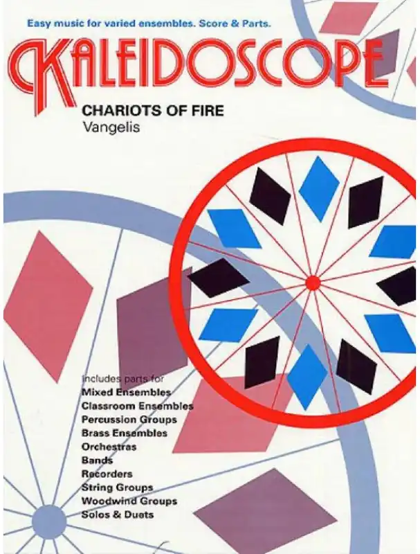 Kaleidoscope Vangelis - Chariots Of Fire (noty pro flexibilní orchestr, party, partitura) Nejlepší Volba