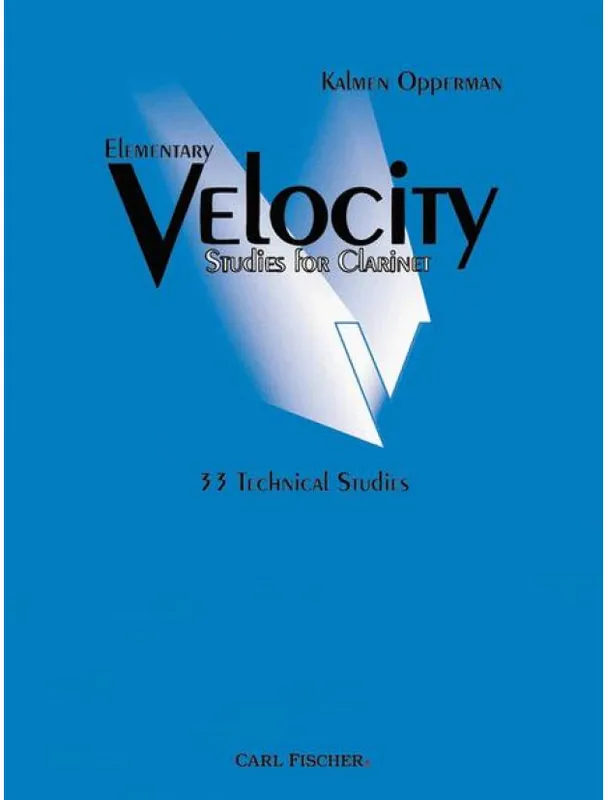 Kalmen Opperman Elementary Velocity Studies for Clarinet (noty na klarinet) Cenová Bomba