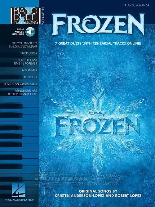 Ihned K Objednání Piano Duet Play-Along Volume 44 Frozen (Book/Online Audio)