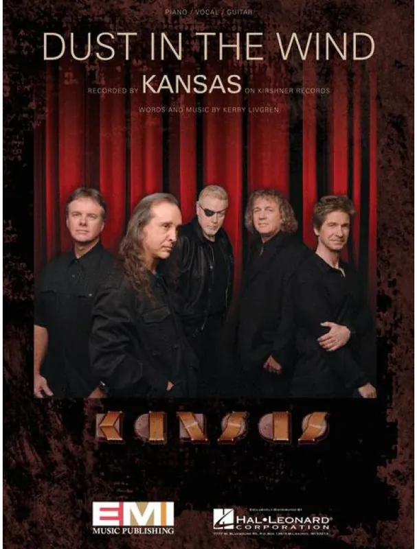 Zlevněný Kansas Dust in the Wind (noty na klavír, zpěv, akordy)