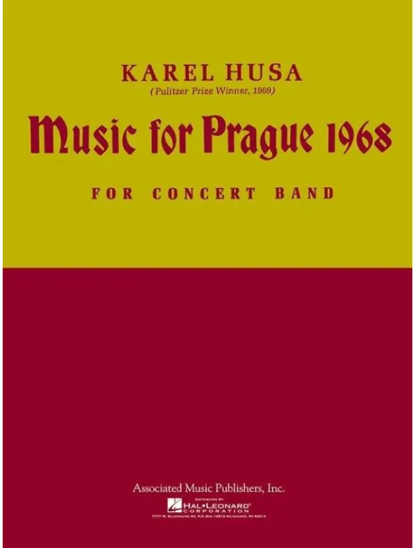 Vysoce Kvalitní Karel Husa Music for Prague 1968 (noty pro koncertní orchestr, party, partitura)