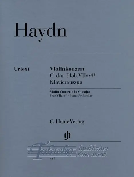 Concerto for Violin and Orchestra G major Hob. VIIa 4 Cenově Výhodný