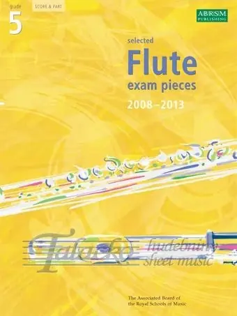 Selected Flute Exam Pieces 2008-2013 Gr. 5 - score and part Akční Nabídka