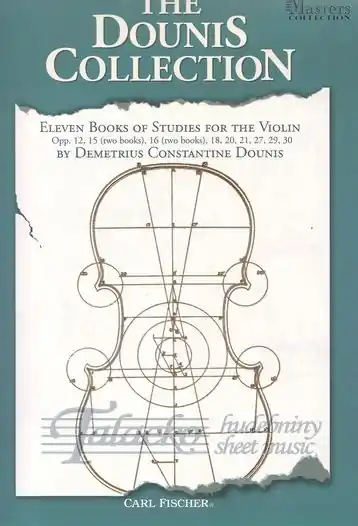 Hit Sezóny Dounis Collection (Eleven Books of Studies for the Violin) kroužková vazba