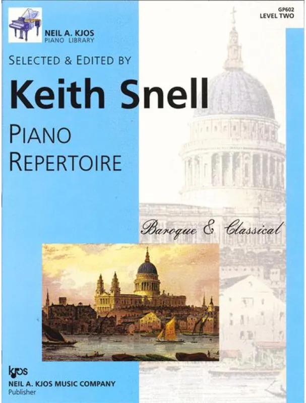 Keith Snell Piano Repertoire - Baroque & Classical - Level 2 (noty na klavír) Nejprodávanější