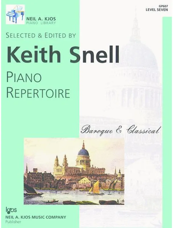 Cenová Bomba Keith Snell Piano Repertoire Baroque & Classical - Level 7 (noty na klavír)