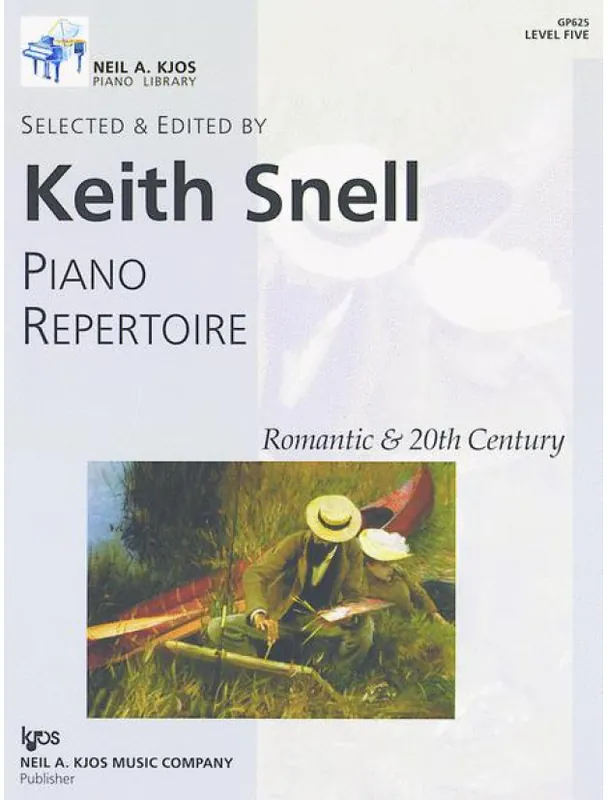 Časově Omezené Keith Snell Piano Repertoire Romantic & 20th Century - Level 5 (noty na klavír)
