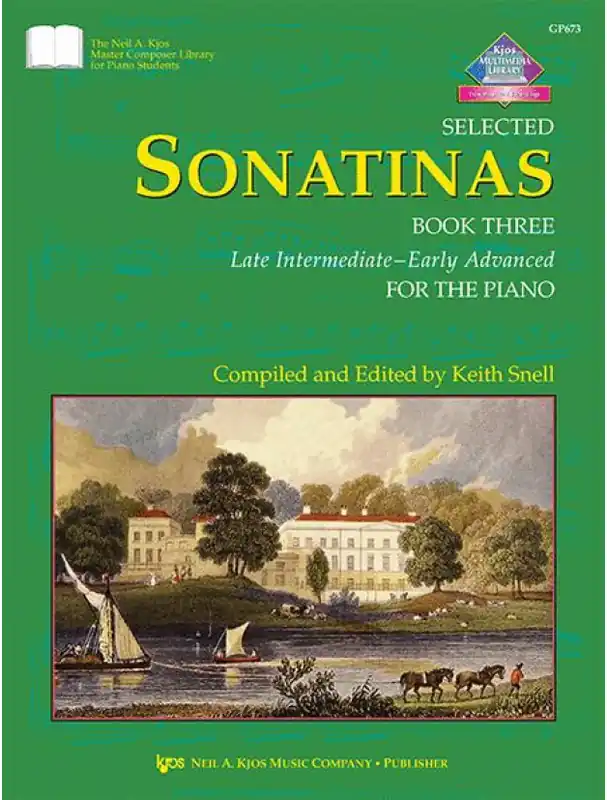 Keith Snell Selected Sonatinas, 3 (noty na klavír) Nejlepší Volba