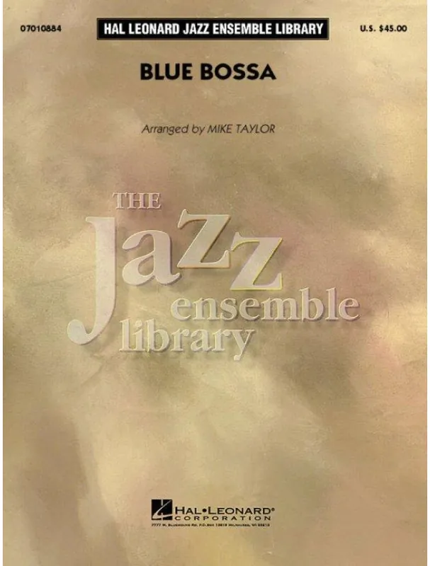 Autentický Kenny Dorham Blue Bossa (noty pro jazzový orchestr, party, partitura)
