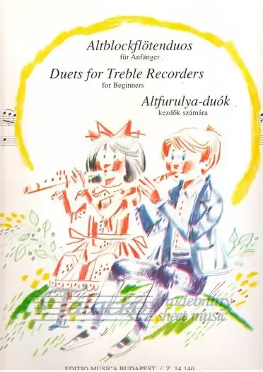 Duets for Treble Recorders for Beginners Nízká Cena