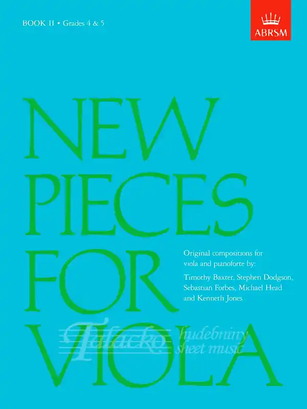 New Pieces for Viola, Book II (ABRSM Grade 4-5) Tovární Cena