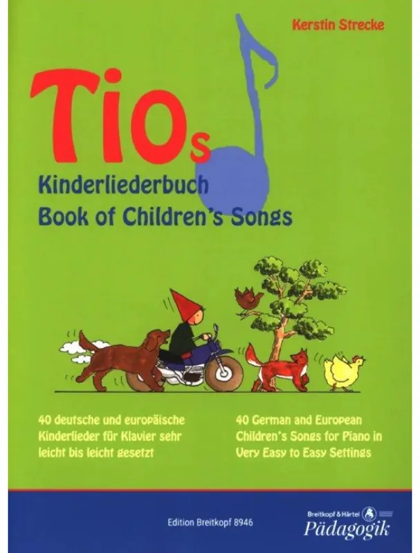 Kerstin Strecke Tio‘s Book of Childrens Songs (noty na snadný klavír) Jen Po Omezenou Doba