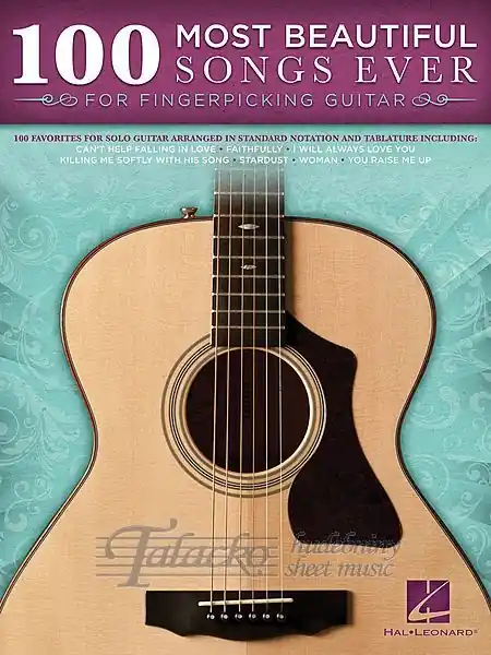100 Most Beautiful Songs Ever for Fingerpicking Guitar Objednat Nyní