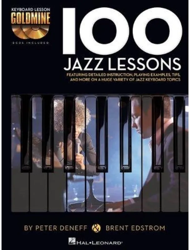 Zlevněný Keyboard Lesson Goldmine 100 Jazz Lessons (noty na keyboard) (+audio)