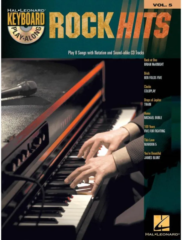 Keyboard Play-Along 5 Rock Hits (noty na keyboard) (+audio) Nejlepší Volba
