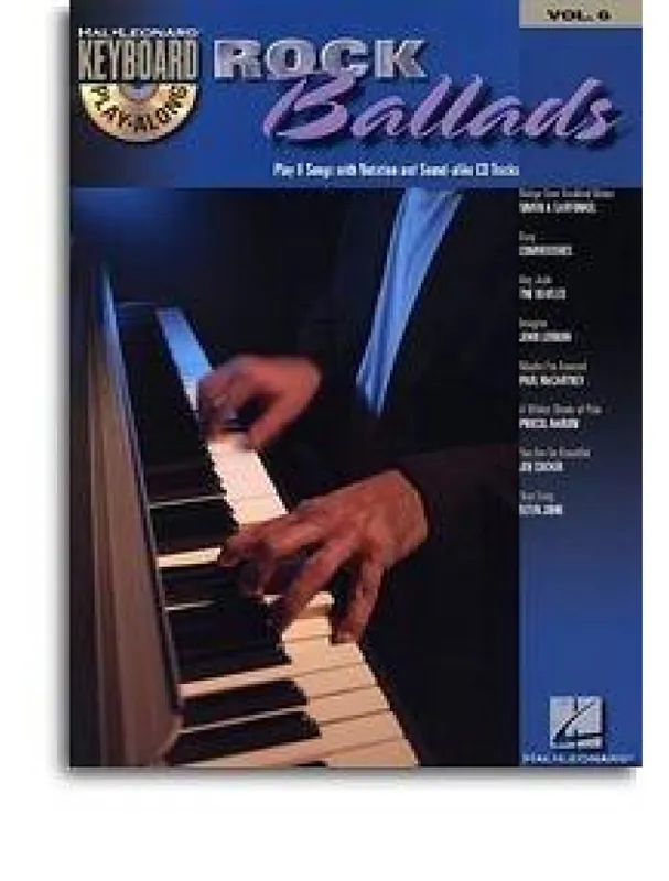 Keyboard Play-Along 6 Rock Ballads (noty, keyboard) Expresní Doručení