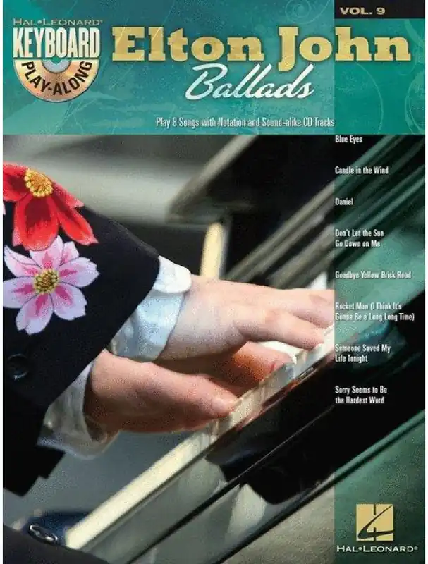 Poslední Šance Keyboard Play-Along 9 Elton John Ballads (noty na keyboard) (+audio)