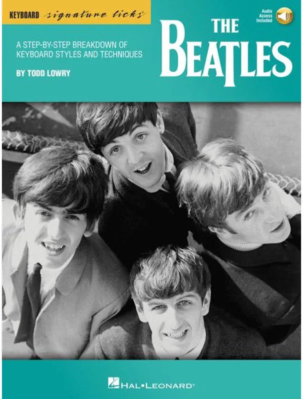 Vrácení Zdarma Keyboard Signature Licks Beatles (noty na klavír, zpěv, akordy) (+audio)