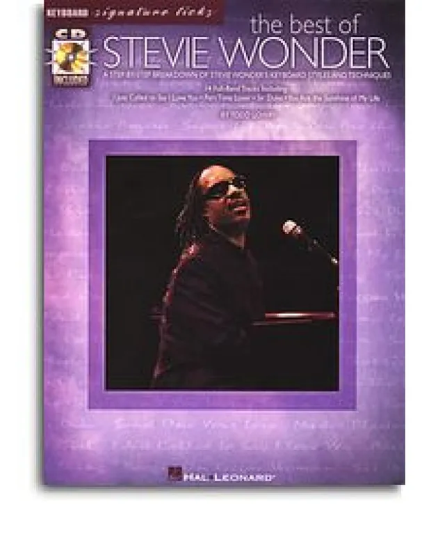 Keyboard Signature Licks The Best Of Stevie Wonder (noty, akordy, texty, klavír, kytara, zpěv) (+audio) Oblíbený