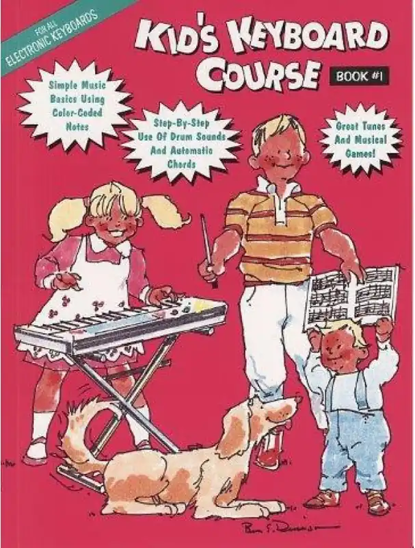 Kid‘s Keyboard Course Book 1 (noty, melodická linka, akordy) Hit Sezóny