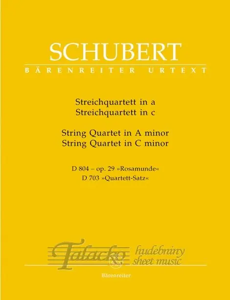 String Quartet A minor D 804 op. 29 "Rosamunde" / String Quartet C minor D 703 "Quartett-Satz" Oblíbený