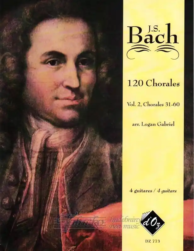 Ověřený 120 Chorales pour 4 guitares vol. 2