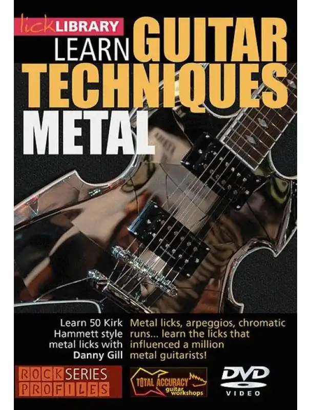 Cenový Hit Kirk Hammett Guitar Techniques (video škola hry na kytaru)