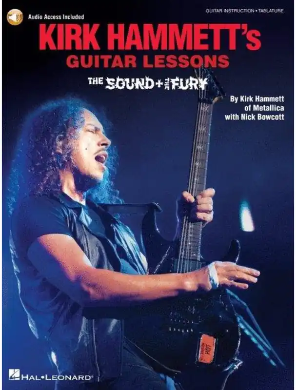Objednat Nyní Kirk Hammett‘s Guitar Lessons The Sound & the Fury (noty, tabulatury na kytaru) (+audio)
