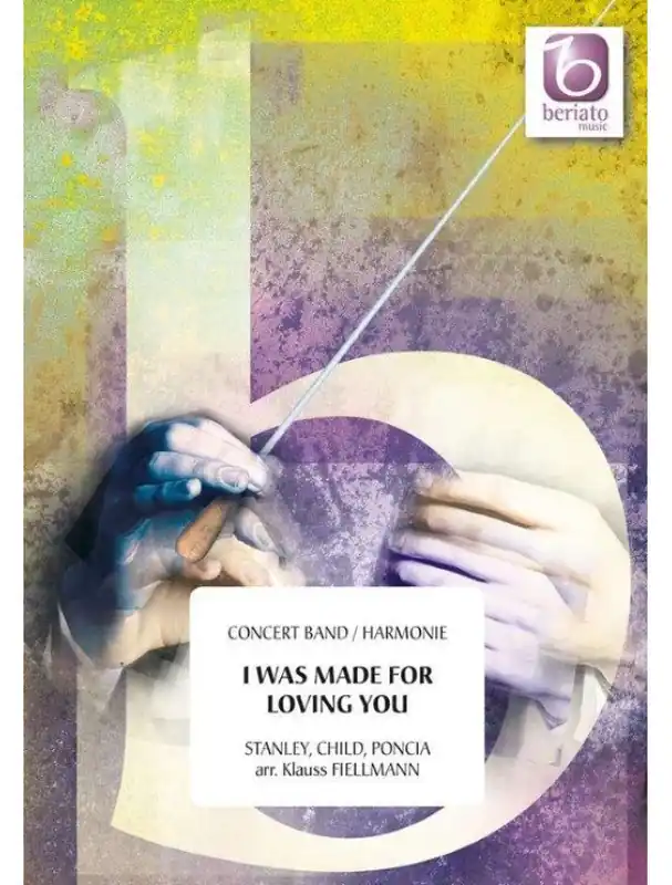 Autentický Kiss I Was Made For Loving You (noty pro koncertní orchestr, party, partitura)
