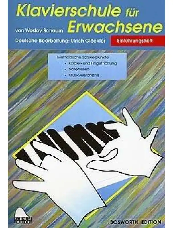 Klavierschule Für Erwachsene Heft 1 (noty na sólo klavír) Výprodej