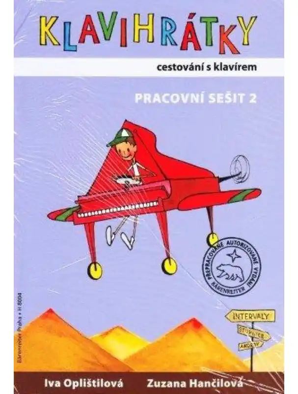 Rychlé Dodání Klavihrátky - cestování s klavírem - pracovní sešit 2