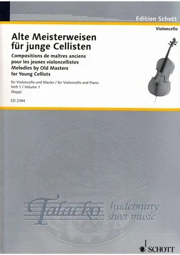 Nejlepší Cena Melodies by Old Masters for Young Cellists 1