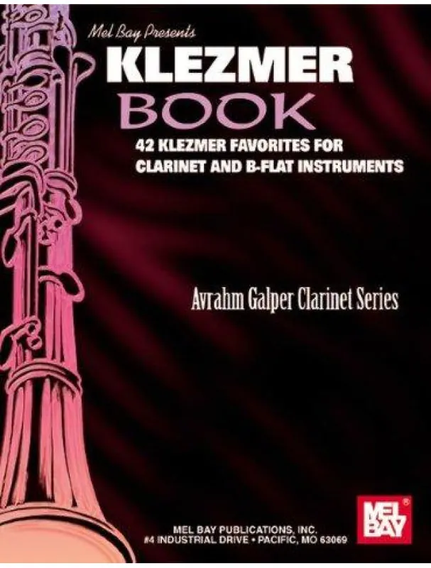Oblíbený Klezmer Book - 42 Klezmer Favourites (noty, klarinet, Bb nástroje)