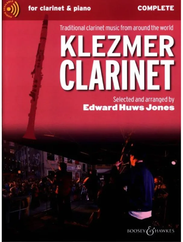 Finální Výprodej Klezmer Clarinet (noty na klarinet, klavír)(+audio)