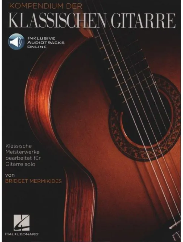 Kompendium der klassischen Gitarre (noty, tabulatury na kytaru)(+audio) Speciální Cena