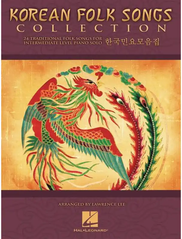Autentický Korean Folk Songs Collection / Korejské lidové písně (noty na klavír)