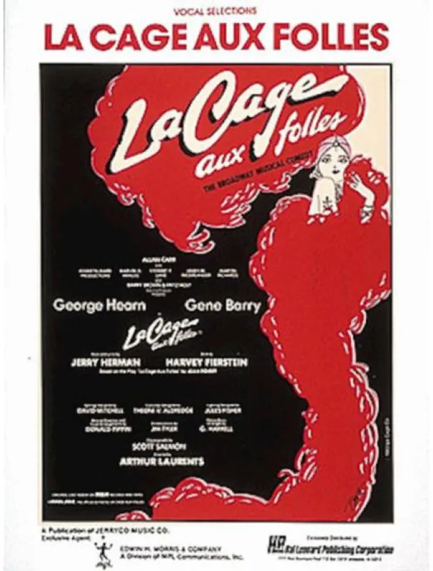 La Cage Aux Folles (noty na klavír, zpěv, akordy) Cenový Hit