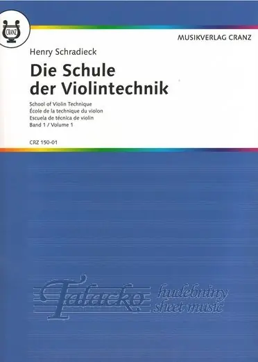Tovární Cena School of Violin Technique 1