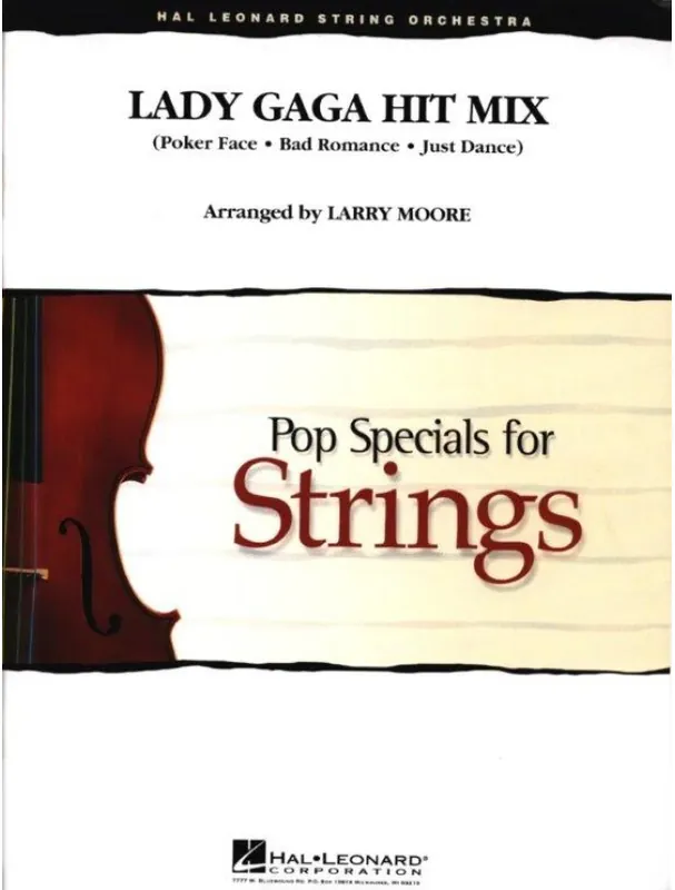 Lady Gaga Hit Mix (noty pro smyčcový orchestr, party, partitura) Cenový Hit